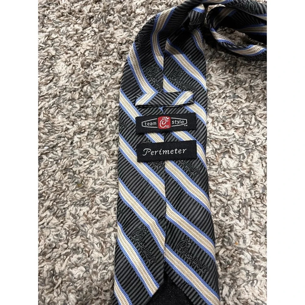 Blue stripped chick-Fil-A Tie‎